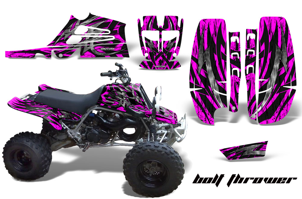 Yamaha Banshee Full Bore Graphic Kit Bolt Thrower Pink BB